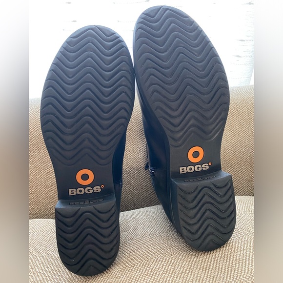 Women’s Bogs Carly Low Waterproof Leather/Suede Boots w/Rubber Soles. Blk, SZ 11 - Picture 9 of 16